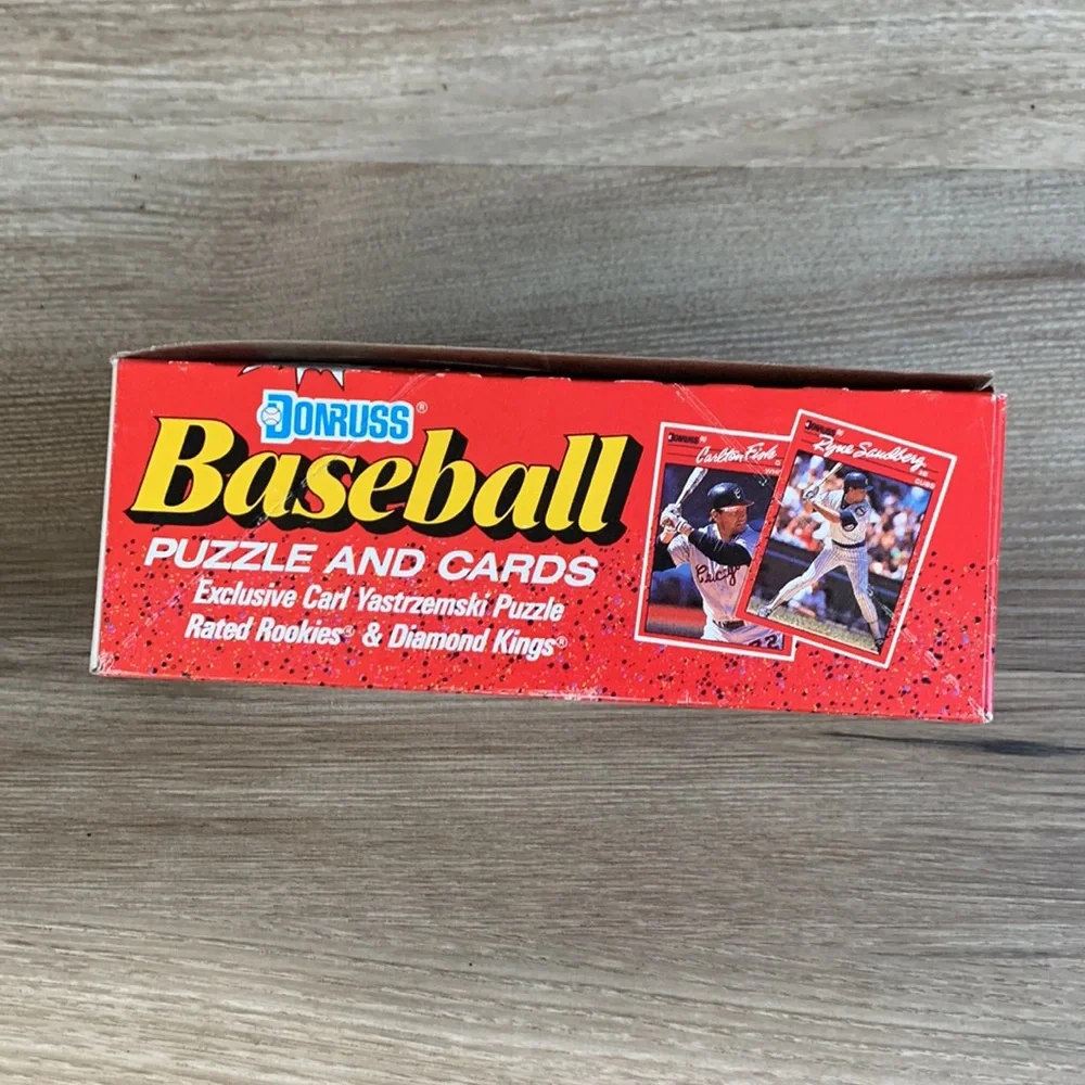 1990 Leaf Donruss MLB Baseball Puzzle & Cards Box 36 Count Trading Card New